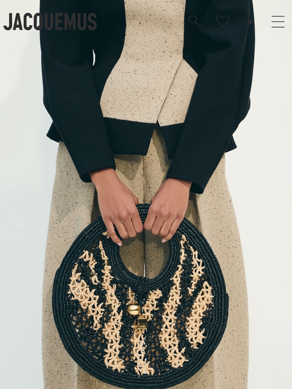 Jacquemus Spiagga Small Round Bag